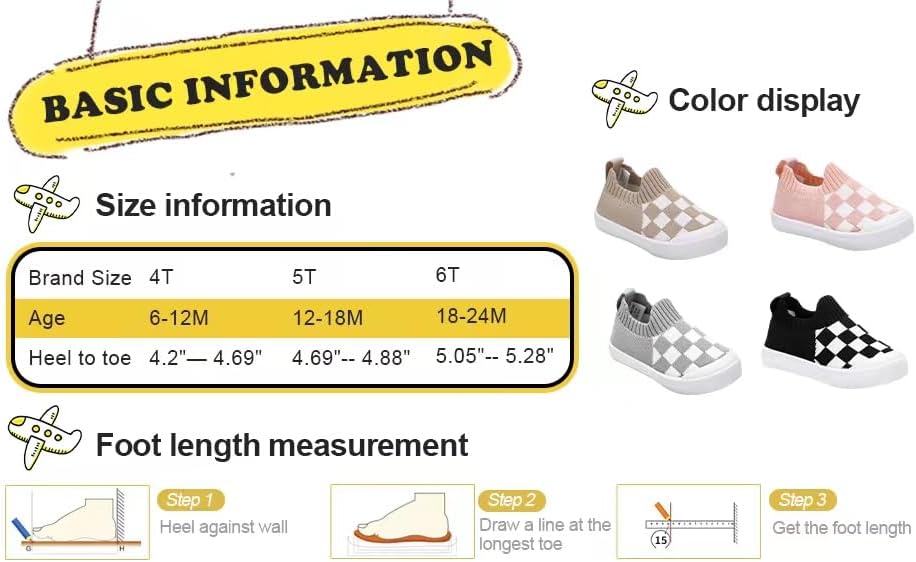 LELBNZ Toddler Mesh Walking Shoes for Baby