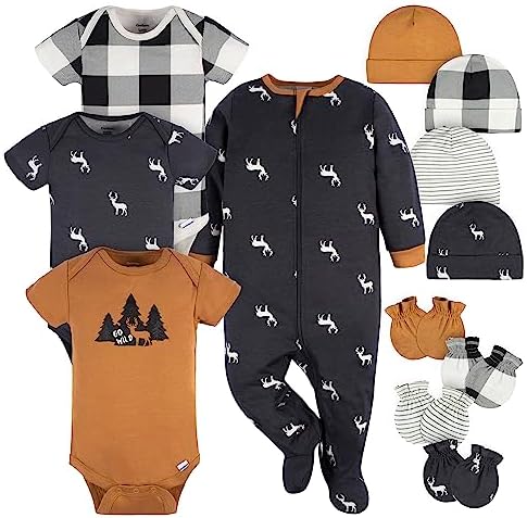 Gerber Baby Essentials deer-themed baby gift set