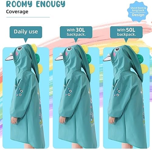 Trenovo Kids Waterproof Rain Coats