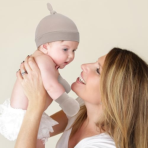 Toulite 10-Sock Hat Mitten Bundle for Newborns