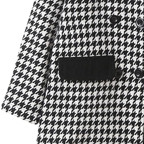 Houndstooth Toddler Dress Coat All Weather
