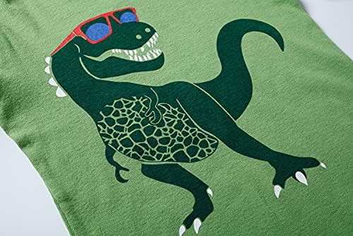 Popshion Boys Pajamas Dinosaur Design Soft Cute Sleepwear for Kids