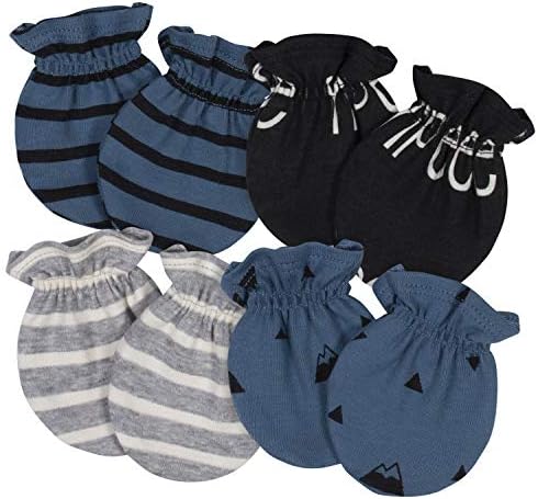 Grow by Gerber Mittens for Babies 4-Pack