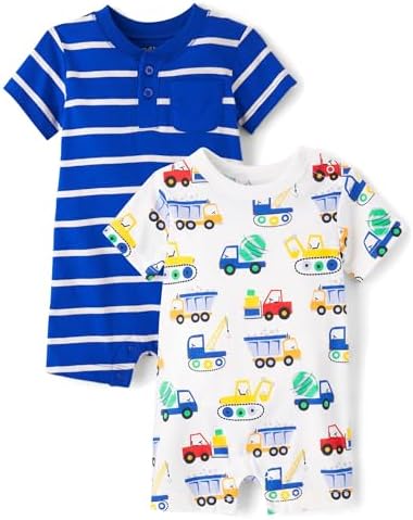 Crew Neck Romper for Boys