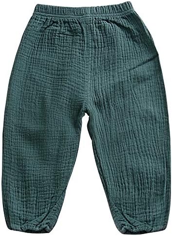 Weixinbuy Solid Ruffle Summer Pants for Babies