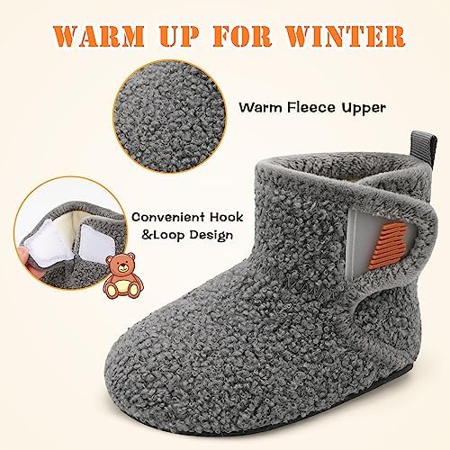 BARERUN Toddler Slippers
