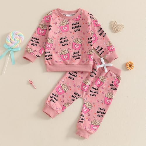 Easter Bunny Ruffled Collar Sweater Set for Kids