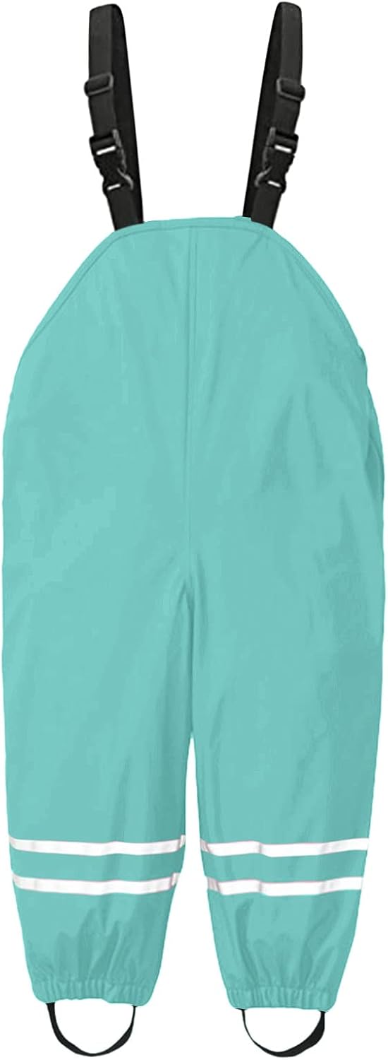 Safety First Reflective Strips Water-Resistant Toddler Rainpants by ToddlBy