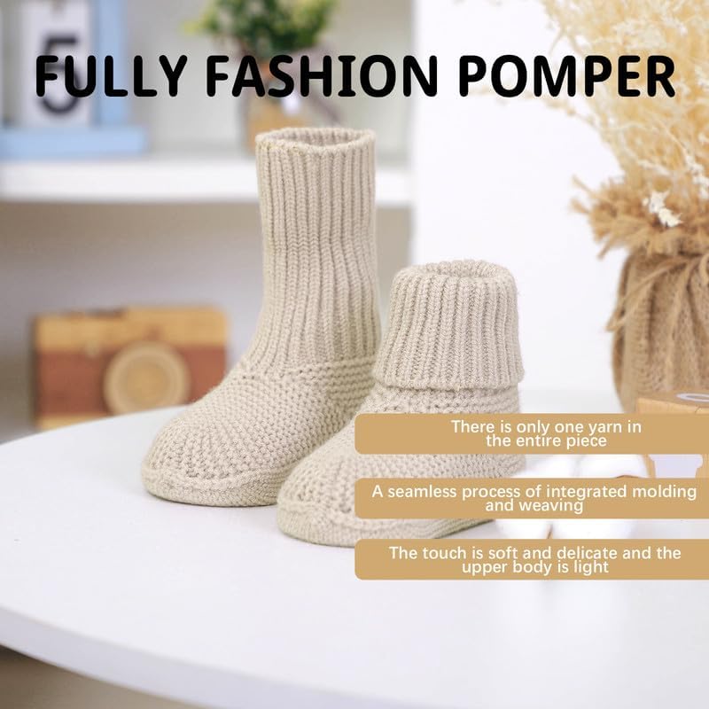 Knit Non-Slip Baby Crib Booties