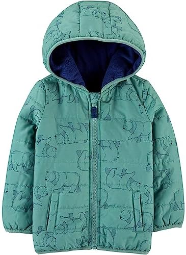 Carters Simple Joys Baby Boys Puffer Jacket Cozy Warm