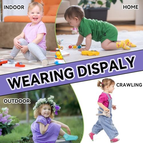SkiBeaut Non-Slip Baby Socks for Toddlers - Cute Grips Design