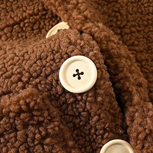 Toddler Girls Winter Long Coat - Soft Warm and Padded for Cold weather