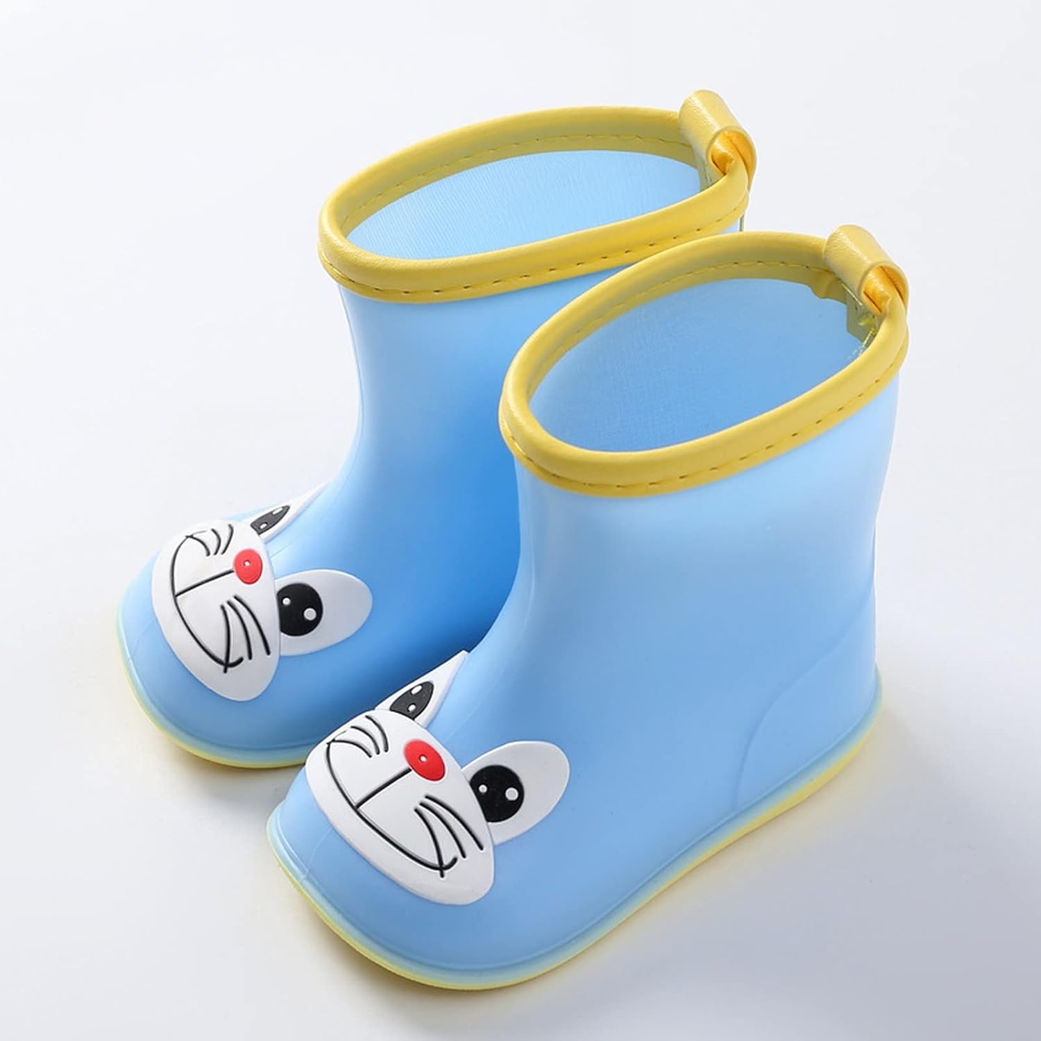 Egmy Blue Cat Cartoon Character Water Shoes for Kids Boys and Girls