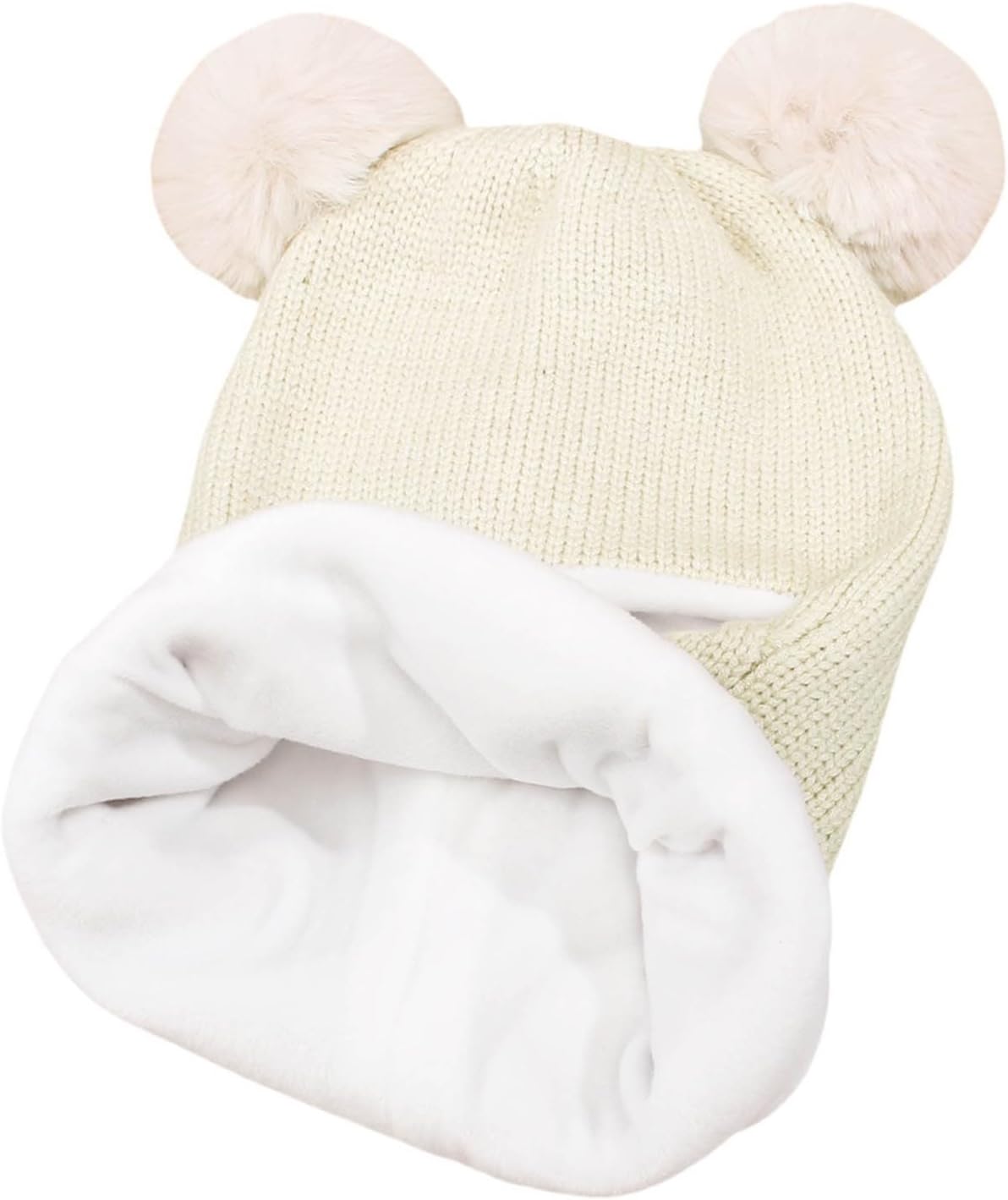 Quilted Knit Winter Hat Set for Kids