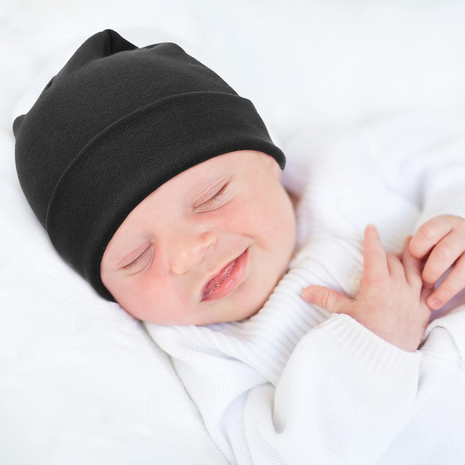 DRESHOW Baby Hats and Mittens Set 0-6 Months 1