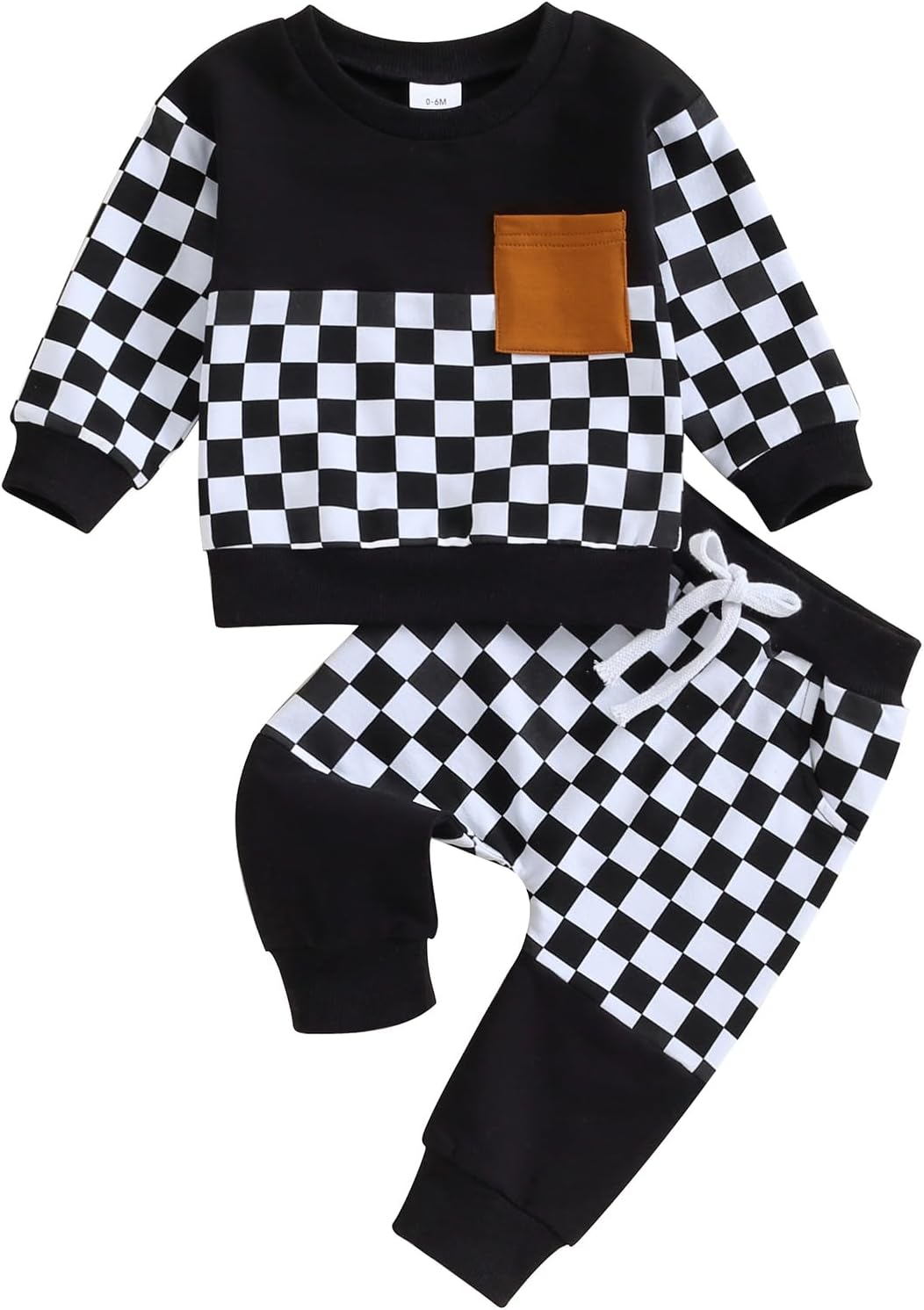 Shejingb Toddler Baby GirlCloset Crewneck Sweatsuit Set 2Pcs