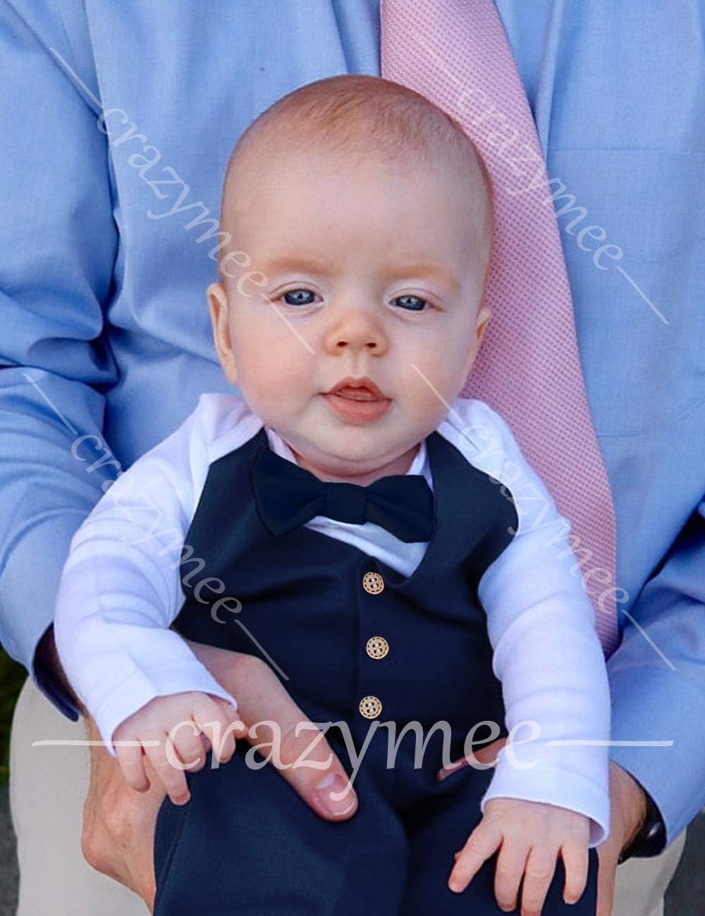 Crazyme Baby Romper for Boys - Gentleman Outfit