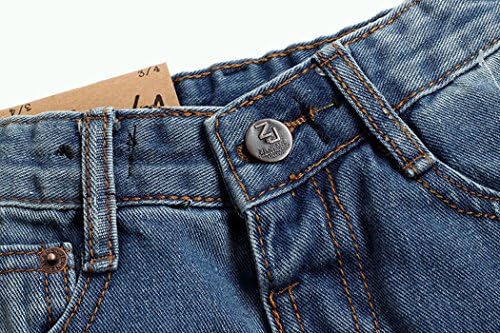 KIDSCOOL SPACE - Baby Jean in Stone Washed Denim with Elastic Fit