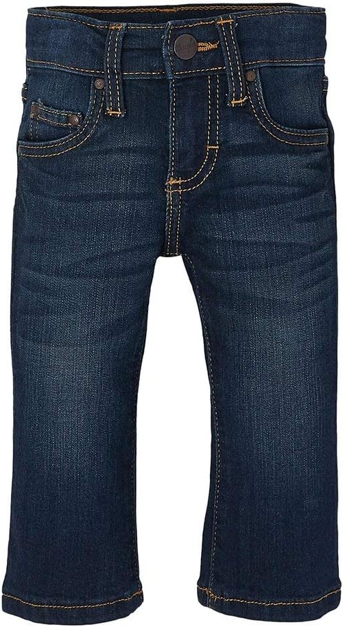 Warm Stretchy Five-Pocket Boot Cut Jean