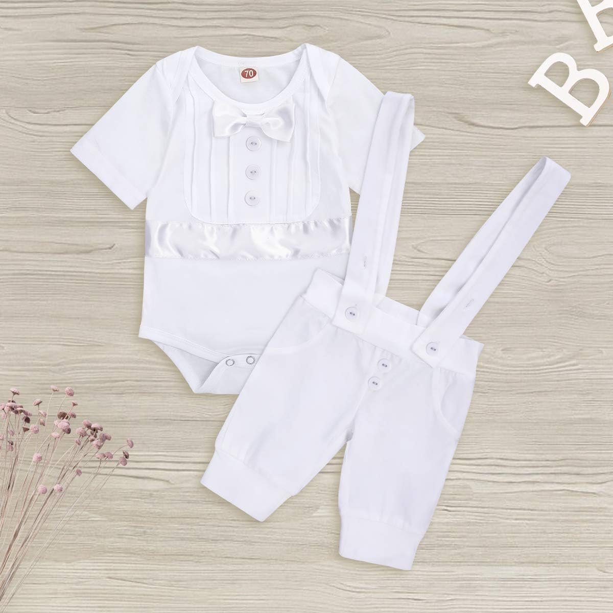 IWEMEK Christening Outfit for Baby Boys