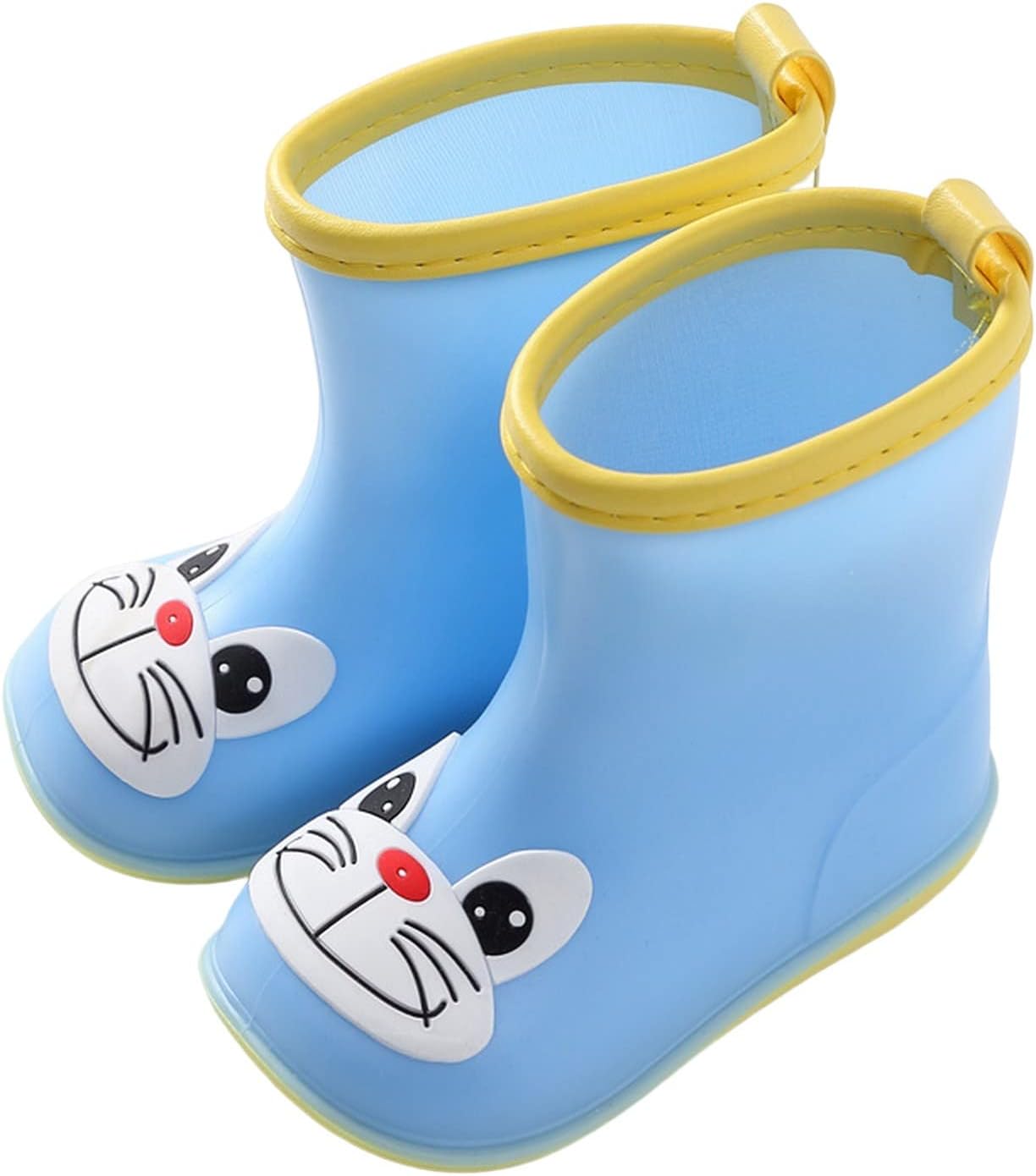 Egmy Blue Cat Cartoon Character Water Shoes for Kids Boys and Girls