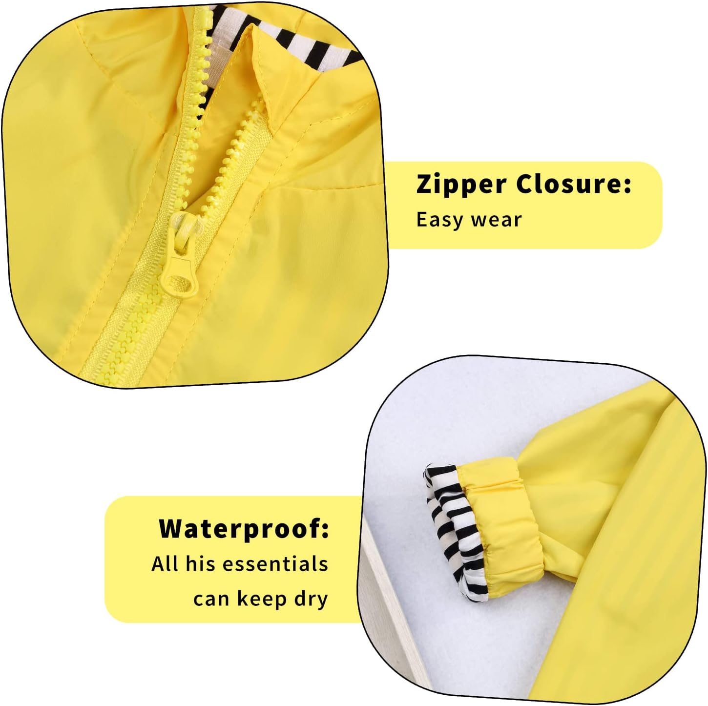 YOUNGER TREE Cartoon Duck Raincoat