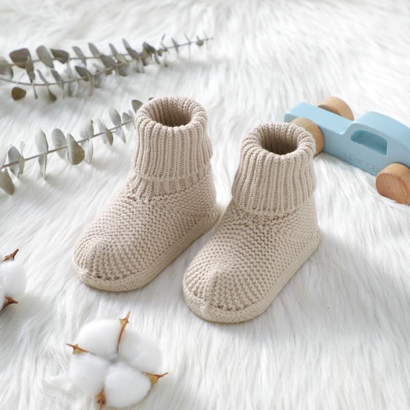Knit Non-Slip Baby Crib Booties