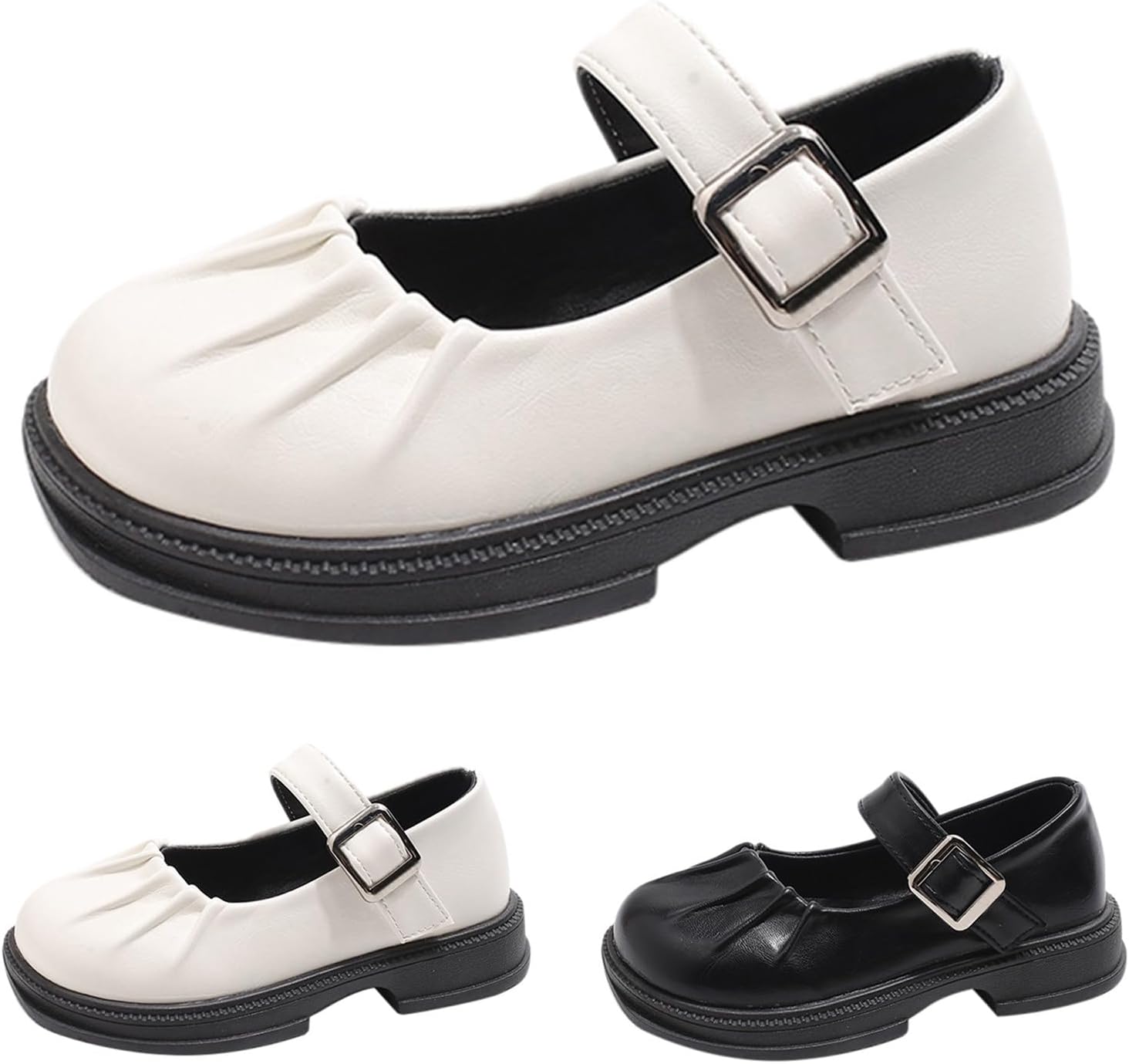 Girls Winter Mary Jane Shoes Fashionable and Warm for Little Ones