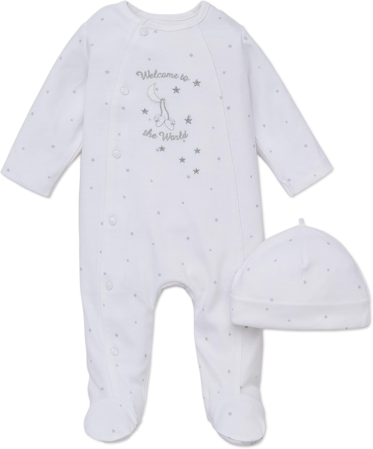 Little Me Neutral Baby 2-Piece 100 Cotton Preemie to 9M