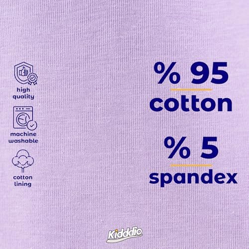 Premium Baby Toddler Capri Leggings - Soft Cotton Blend Grows with Your Little One