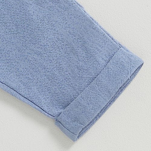 Premium Cotton Linen Toddler Boys Clothing Set
