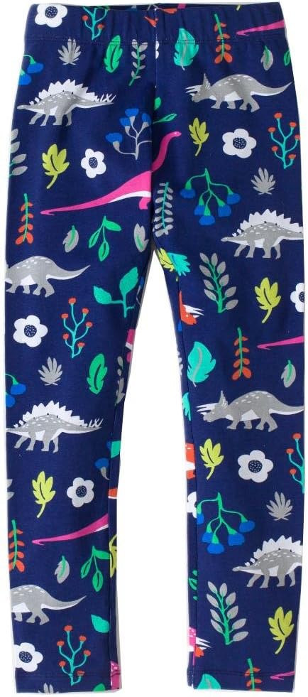 Julerwoo Dinosaur Leggings for Girls 2-10 Years