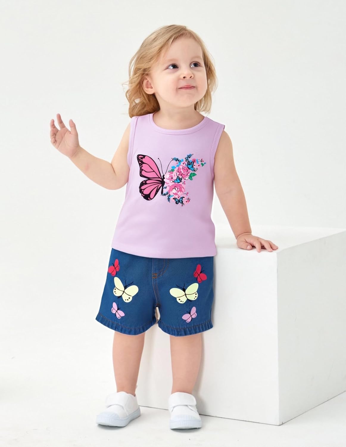 Mikrdoo Summer Baby Girl Clothes Soft Cute