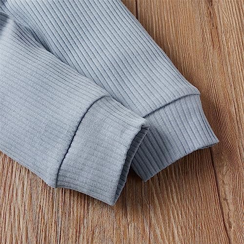 Long Sleeve Romper for Newborn Boys 2Pcs Set