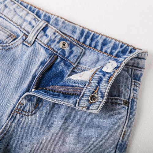 KIDSCOOL SPACE Baby Little Kids Jeans with Ripped Style
