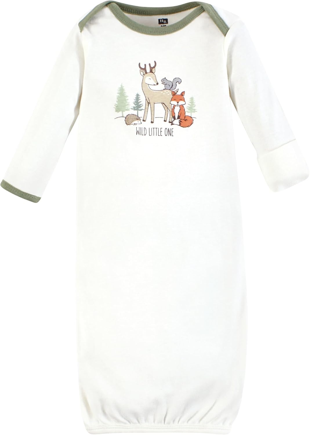 Hudson Baby Toddler Gown Swap Set - Cozy Design Easy Changing 0-6 Months