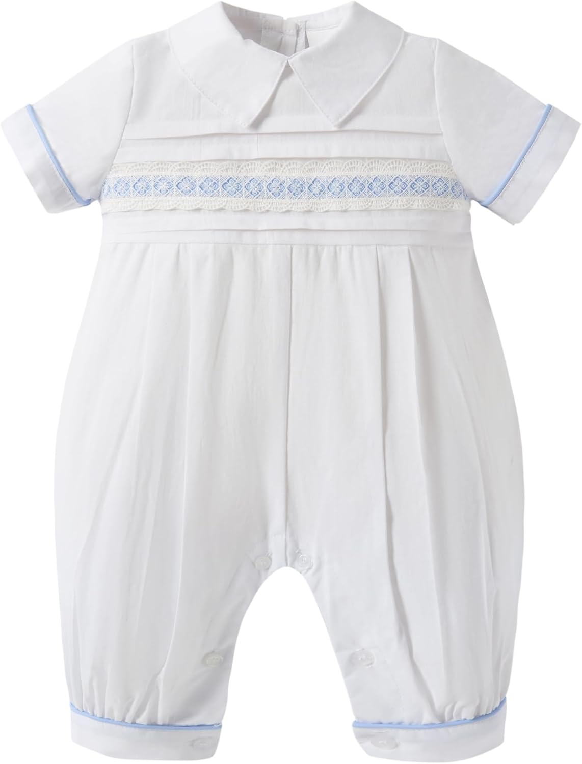 Baptism Newborn Romper Booulfi Premium Cotton Romper for Boys