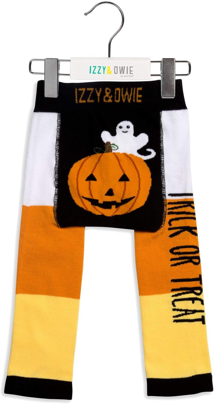 Pavilion Gift Company Izzy Owie Trick Or Treat Halloween Premium Baby Leggings