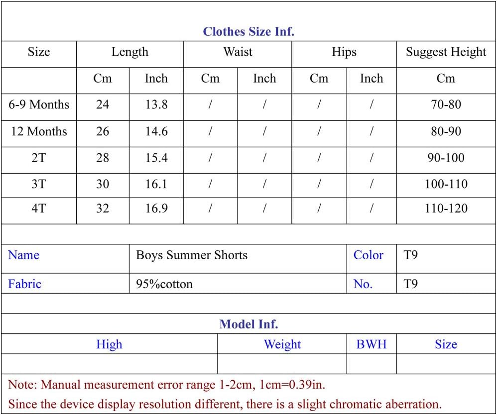 Premium Elastic Waist Cotton Shorts for Toddlers