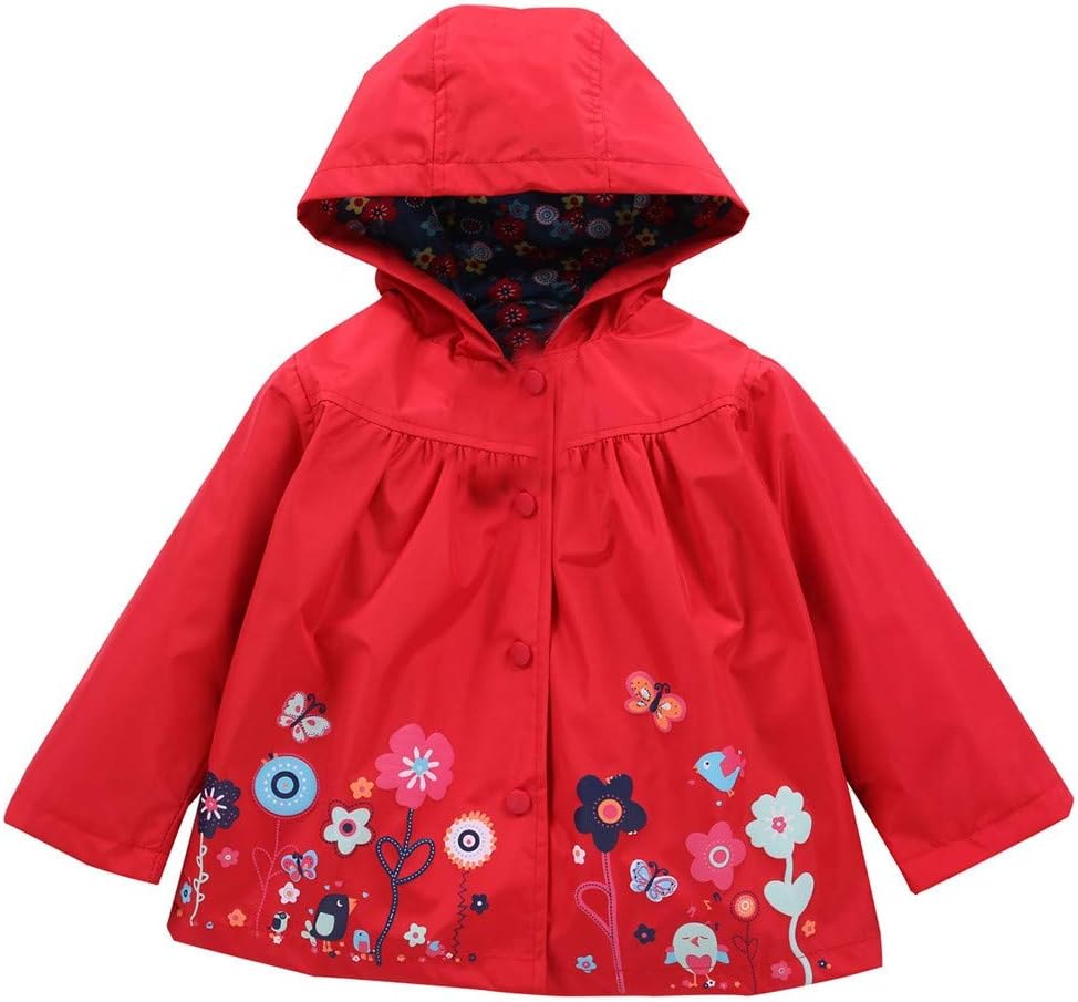 Moonker Baby Toddler Girl Boy Winter Fall Raincoat Hoodie Jacket - Soft Warm