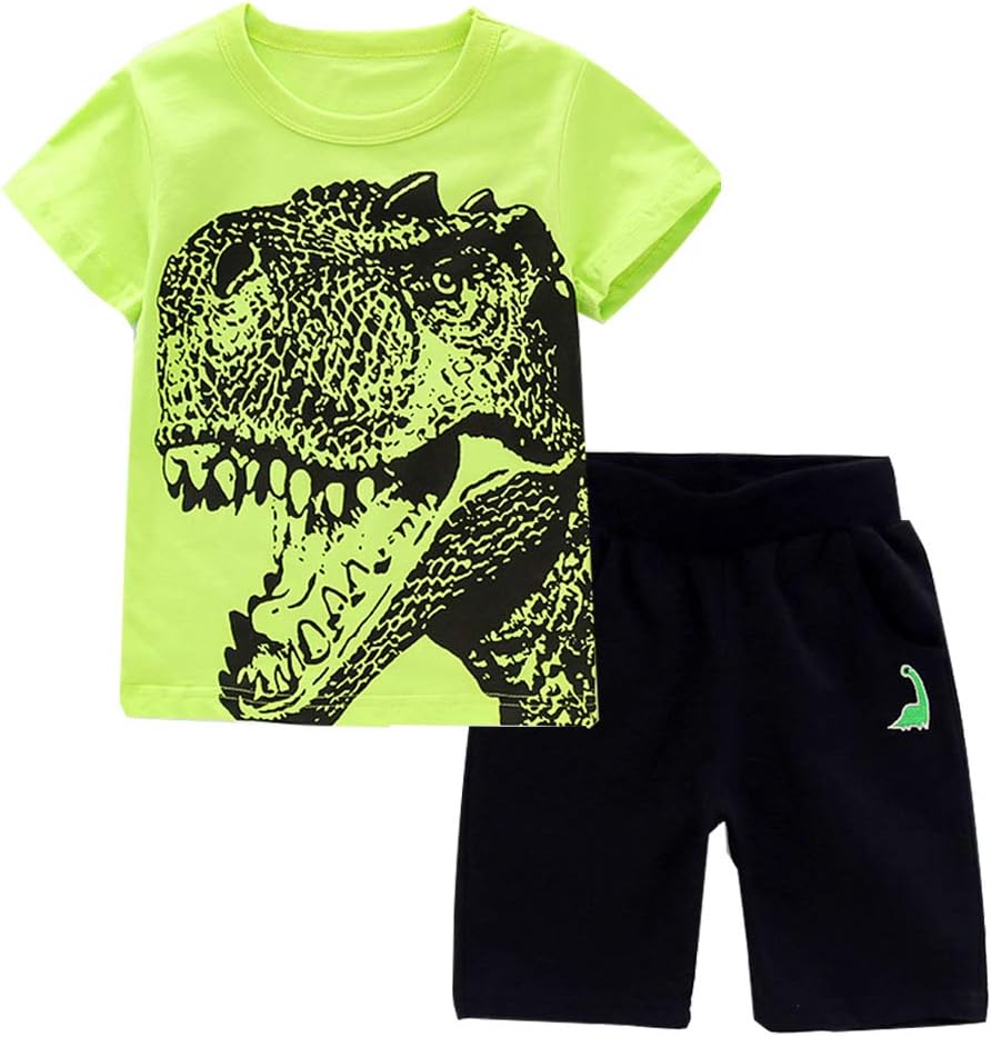 Toddler Boy Cartoon Cotton Summer Set 2-7 Years