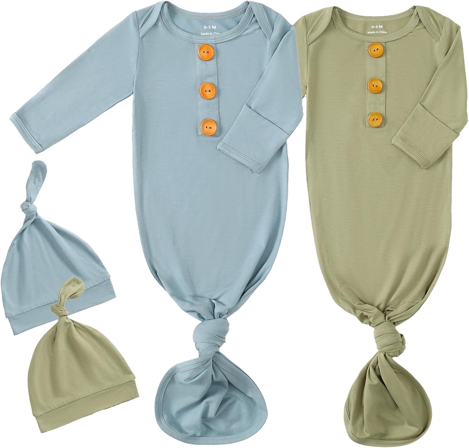Perfect Bamboo Newborn Gown for Baby Boy