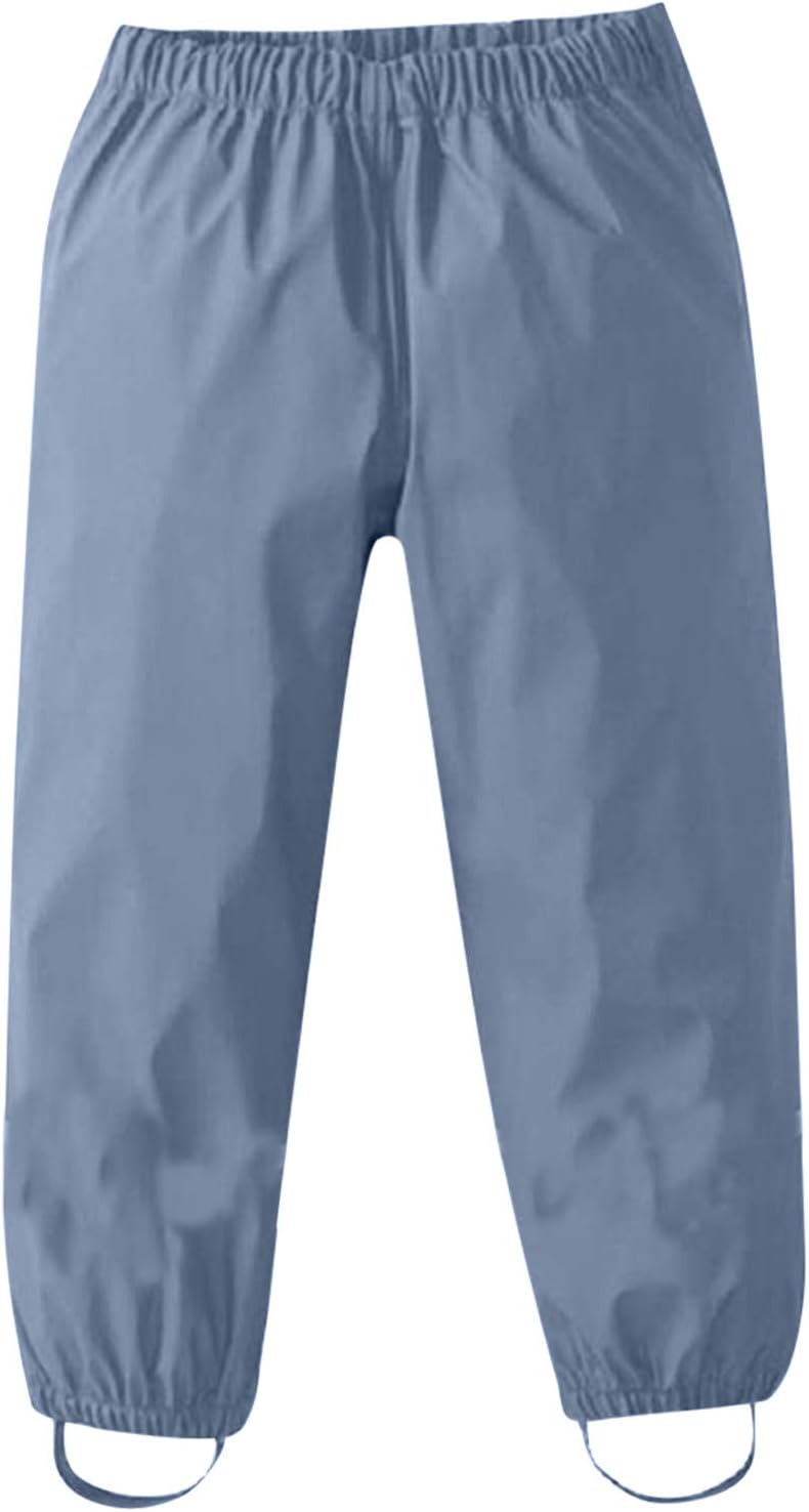 RNTOPReversible Rain Pants Coats for Boys Girls 5-6 Years