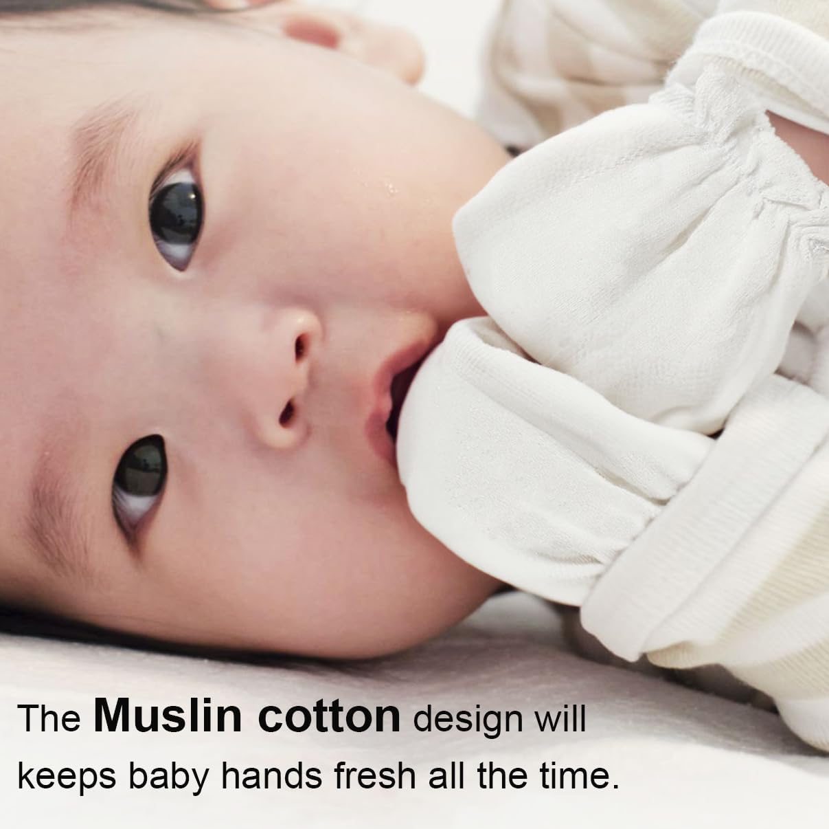 Soft Safe Newborn mittens 6-Pack for Boys Girls