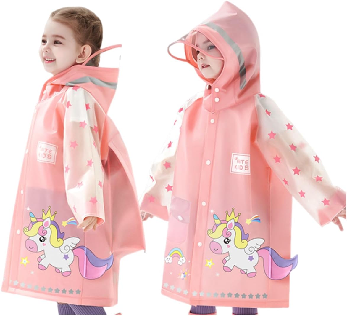 Eco-Friendly Kids Rain Coats for Boys Girls