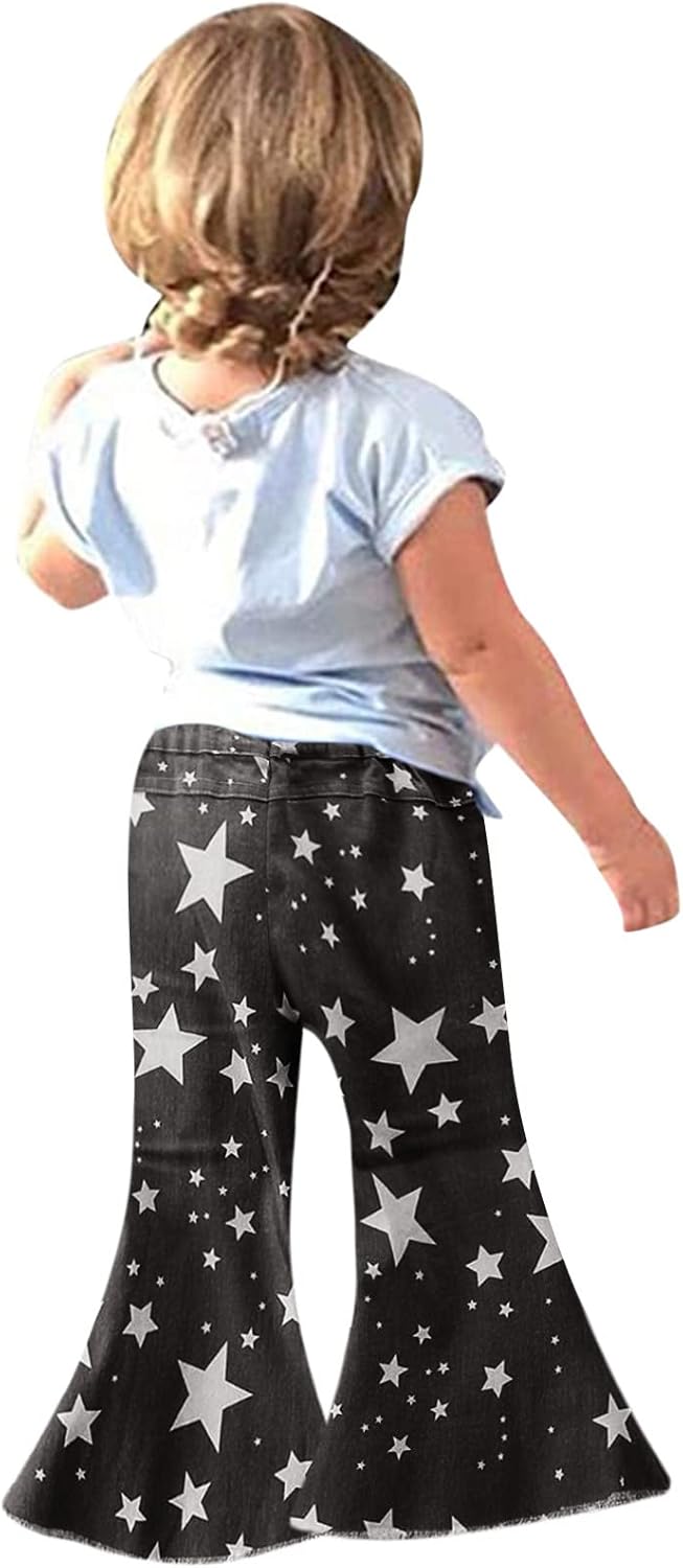 Fun Ruffled Ripped Toddler Pants