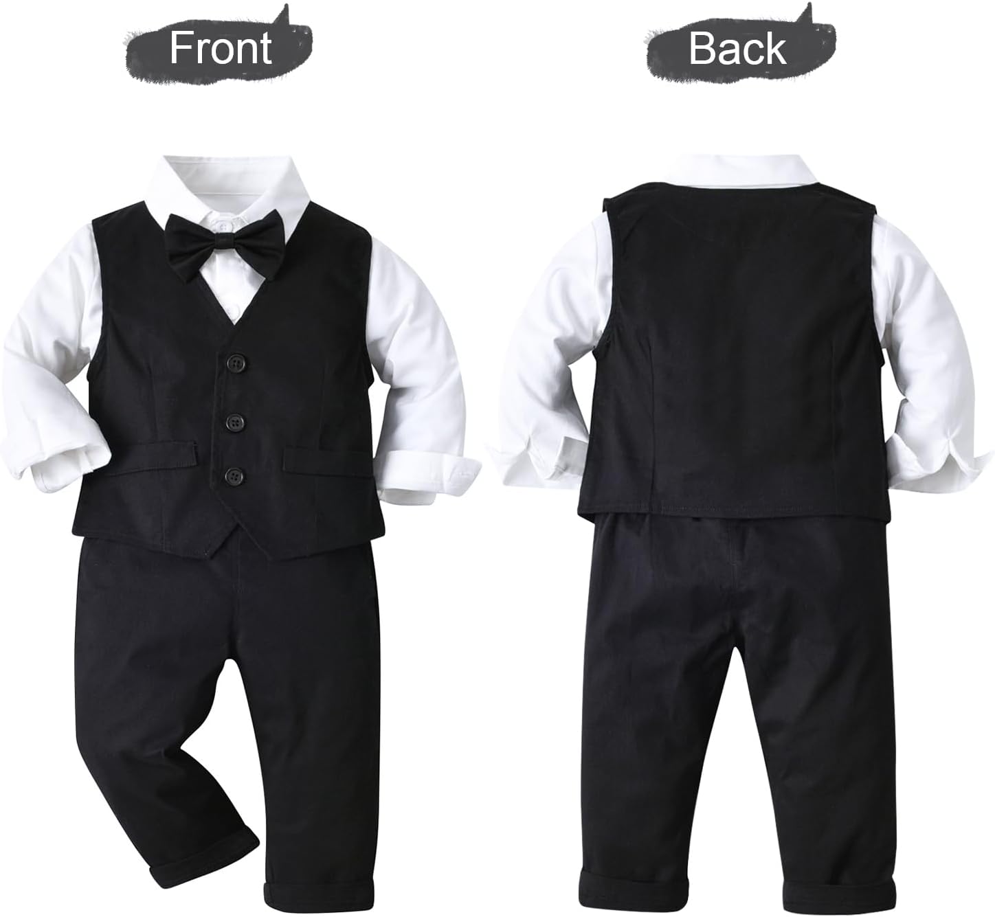 5 Piece Gentleman Wedding Fit Toddler Set