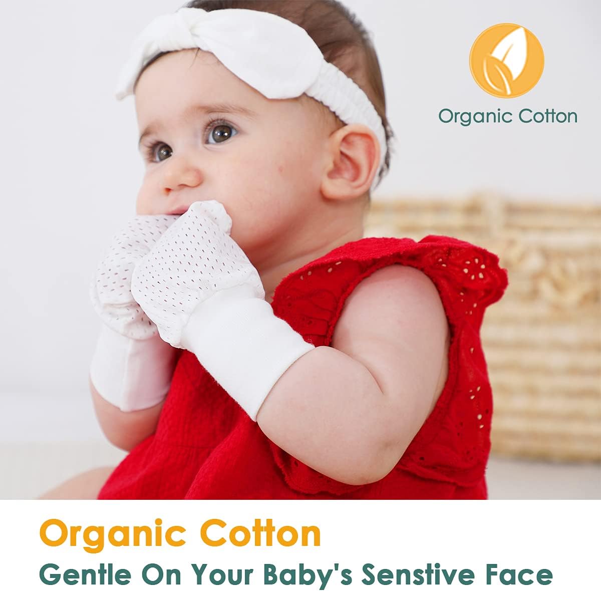 One One Enjoy Newborn Anti Scratch Mittens