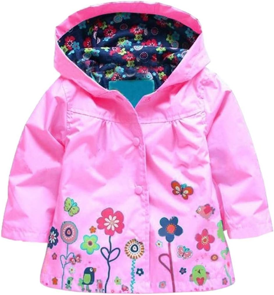 Arshiner Baby Girl Waterproof Hoodie
