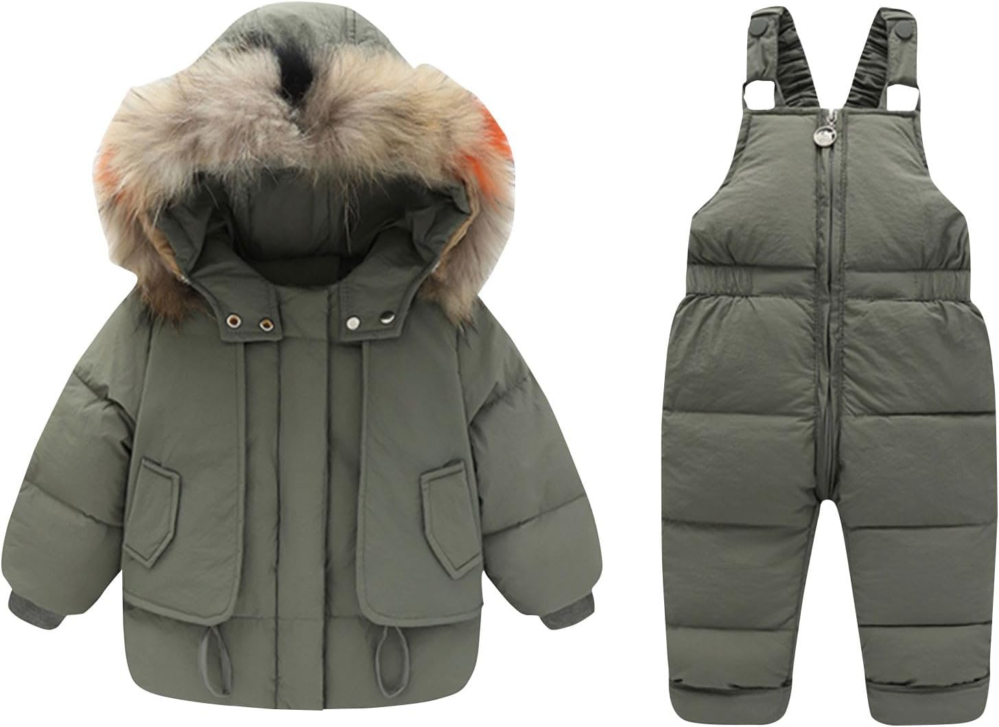 Snowsuit for Baby Jumpsuit Set with Hood